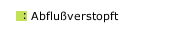 Abflu&szlig;verstopft